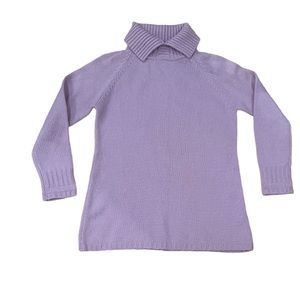MAG like new 100% Cashmere collared long sleeve sweater Sz M